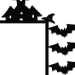 Intra απο ξύλο plywood 3mm-4mm πάχος - Σχέδιο κοπής με λέιζερ γωνία πόρτας Halloween 4 Δίασταση 15x15 cm INTRAFABR-125181476