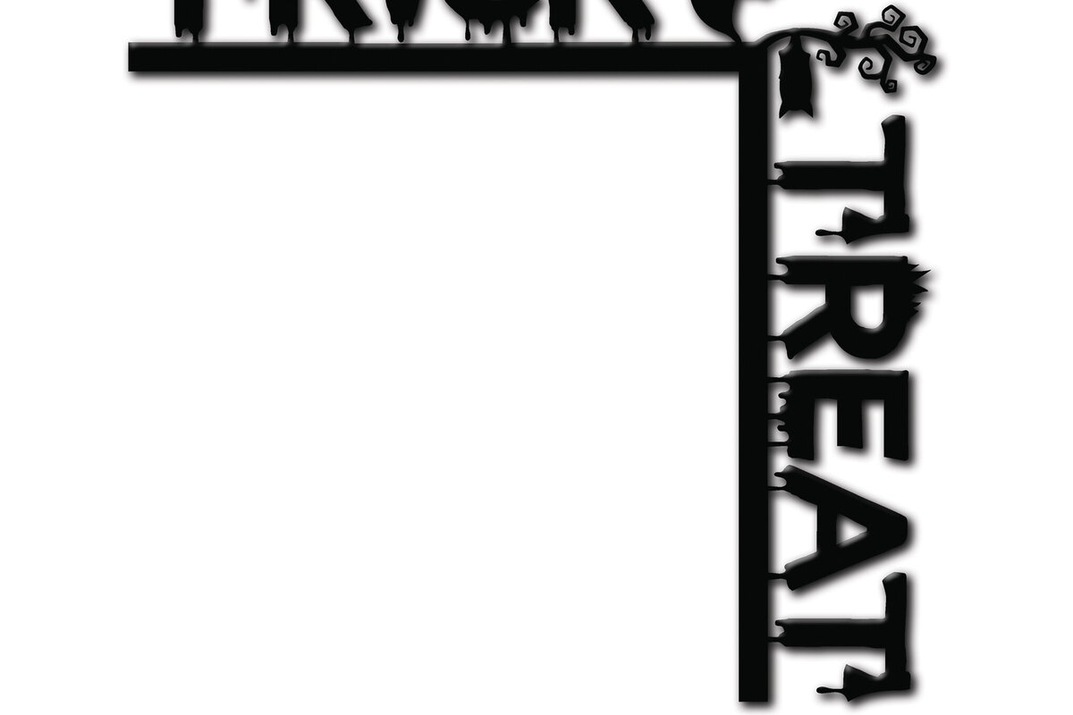 Intra απο ξύλο plywood 3mm-4mm πάχος - Σχέδιο κοπής με λέιζερ γωνία πόρτας Halloween 6 Δίασταση 15x15 cm INTRAFABR-125181586