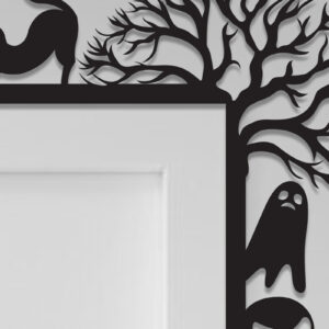 Intra απο ξύλο plywood 3mm-4mm πάχος - Halloween Door Corner Laser Cut  Δίασταση 15x15 cm INTRAFABR-105623511