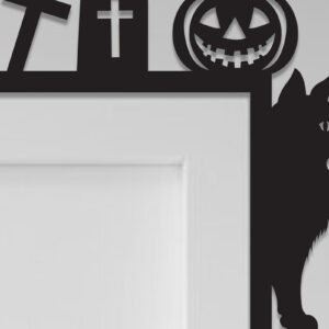 Intra απο ξύλο plywood 3mm-4mm πάχος - Halloween Door Corner Laser Cut  Δίασταση 15x15 cm INTRAFABR-105623514