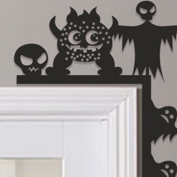 Intra απο ξύλο plywood 3mm-4mm πάχος - Halloween Door Corner Laser Cut Σετ Δίασταση 15x15 cm INTRAFABR-100730348 - Image 9