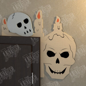 Intra απο ξύλο plywood 3mm-4mm πάχος - Halloween Door Corner | Διακόσμηση βεράντας Δίασταση 15x15 cm INTRAFABR-104382257