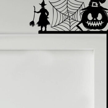 Intra απο ξύλο plywood 3mm-4mm πάχος - Halloween Door Corner  Δίασταση 15x15 cm INTRAFABR-77756511 - Image 5