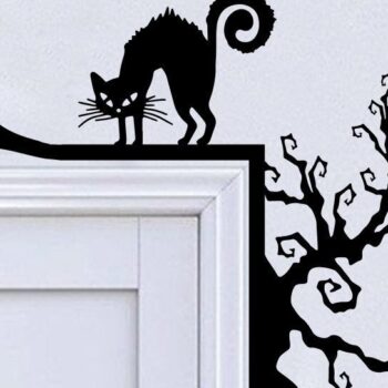 Intra απο ξύλο plywood 3mm-4mm πάχος - Halloween Door Corner Δίασταση 15x15 cm INTRAFABR-33156977 - Image 3