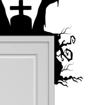 Intra απο ξύλο plywood 3mm-4mm πάχος - Halloween Door Corner Δίασταση 15x15 cm INTRAFABR-33156977 - Image 7