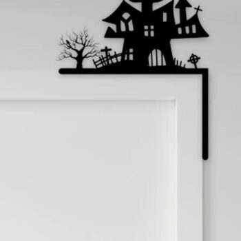 Intra απο ξύλο plywood 3mm-4mm πάχος - Halloween Door Corner Δίασταση 15x15 cm INTRAFABR-34922224 - Image 3