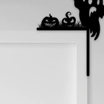 Intra απο ξύλο plywood 3mm-4mm πάχος - Halloween Door Corner Δίασταση 15x15 cm INTRAFABR-34922224 - Image 4