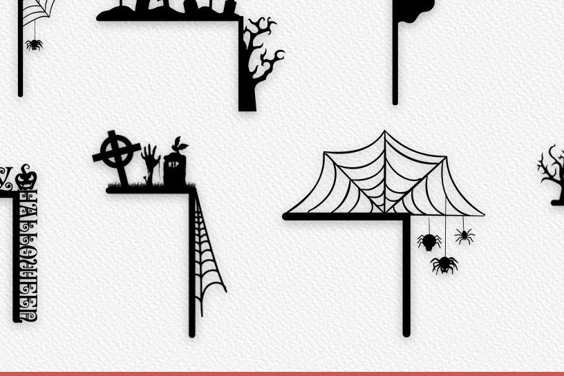 Intra απο ξύλο plywood 3mm-4mm πάχος - Halloween Door Corner  Δίασταση 15x15 cm INTRAFABR-35746807