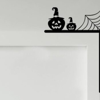 Intra απο ξύλο plywood 3mm-4mm πάχος - Halloween Door Corner  Δίασταση 15x15 cm INTRAFABR-35746807 - Image 2