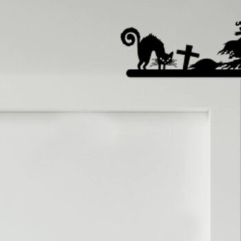 Intra απο ξύλο plywood 3mm-4mm πάχος - Halloween Door Corner  Δίασταση 15x15 cm INTRAFABR-35746807 - Image 7