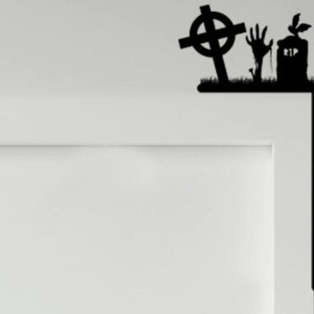 Intra απο ξύλο plywood 3mm-4mm πάχος - Halloween Door Corner  Δίασταση 15x15 cm INTRAFABR-35746807 - Image 8