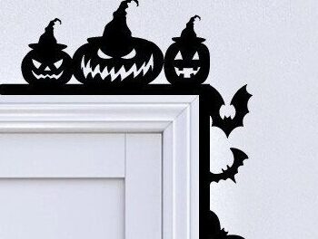 Intra απο ξύλο plywood 3mm-4mm πάχος - Halloween Door Corner Δίασταση 15x15 cm INTRAFABR-33087263 - Image 4