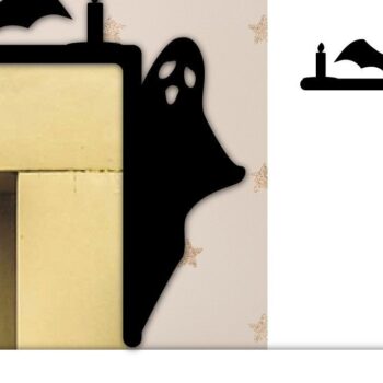 Intra απο ξύλο plywood 3mm-4mm πάχος - Halloween Door Corner. Δίασταση 15x15 cm INTRAFABR-34585811 - Image 1