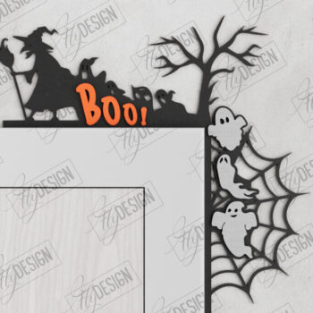 Intra απο ξύλο plywood 3mm-4mm πάχος - Πακέτο Halloween Door Corners |  CNC Δίασταση 15x15 cm INTRAFABR-104677340 - Image 6