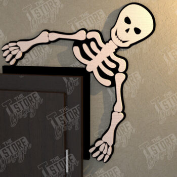 Intra απο ξύλο plywood 3mm-4mm πάχος - Πακέτο Halloween Door Corners |  CNC Δίασταση 15x15 cm INTRAFABR-104382483 - Image 2