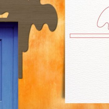 Intra απο ξύλο plywood 3mm-4mm πάχος - Halloween Door Corners Δίασταση 15x15 cm INTRAFABR-103797515 - Image 3