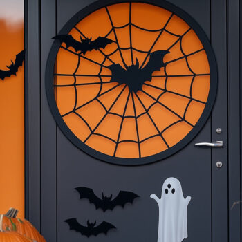 Intra απο ξύλο plywood 3mm-4mm πάχος - Πακέτο Halloween Door Hanger  Δίασταση 15x15 cm INTRAFABR-106577175 - Image 4