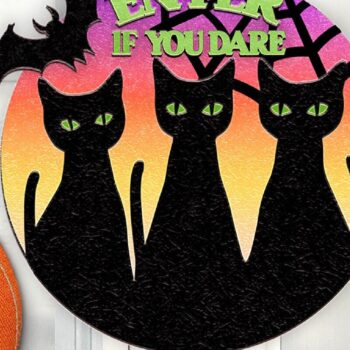 Intra απο ξύλο plywood 3mm-4mm πάχος - Κρεμάστρα πόρτας αποκριών. Υποδοχή πόρτας Δίασταση 15x15 cm INTRAFABR-105421290 - Image 1