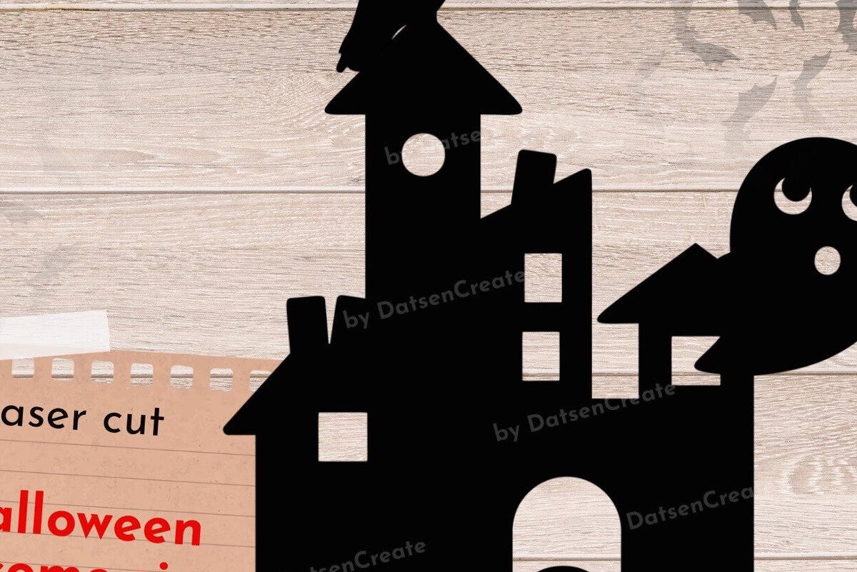 Intra απο ξύλο plywood 3mm-4mm πάχος - Halloween Door Hanger, Welcome Sign  Δίασταση 15x15 cm INTRAFABR-79368644