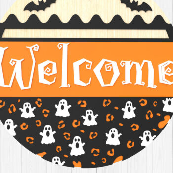 Intra απο ξύλο plywood 3mm-4mm πάχος -  κοπής με λέιζερ πινακίδα αποκριών πόρτας Δίασταση 30x20 cm INTRAFABR-105736287 - Image 1