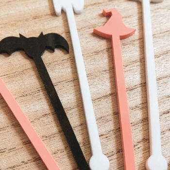 Intra απο ξύλο plywood 3mm-4mm πάχος - Halloween Drink Stir Sticks Δίασταση 15x15 cm INTRAFABR-72247046 - Image 4