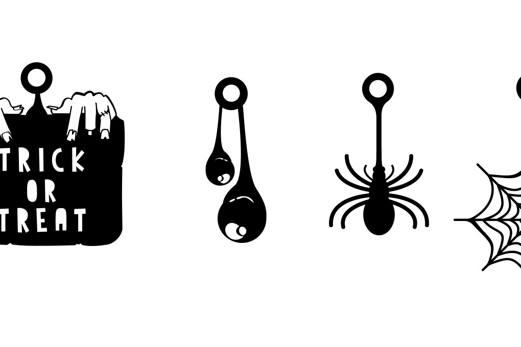 Intra απο ξύλο plywood 3mm-4mm πάχος - Αποκριάτικο σκουλαρίκι , Trick or Treat Δίασταση 3x3 cm INTRAFABR-69297932