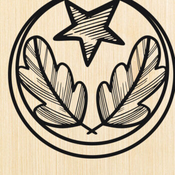 Intra απο ξύλο plywood 3mm-4mm πάχος - Σχέδιο αποκριών σκουλαρίκια Δίασταση 15x18 cm INTRAFABR-91831679 - Image 4