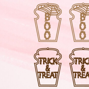 Intra απο ξύλο plywood 3mm-4mm πάχος - Σκουλαρίκια απόκριες | Αποκριάτικα κοσμήματα Δίασταση 3x3 cm INTRAFABR-101397291 - Image 1