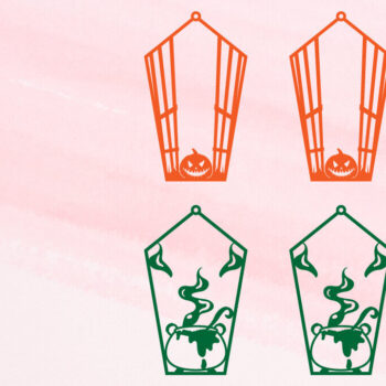 Intra απο ξύλο plywood 3mm-4mm πάχος - Σκουλαρίκια απόκριες | Μπρελόκ αποκριών Δίασταση 3x3 cm INTRAFABR-101747232 - Image 1