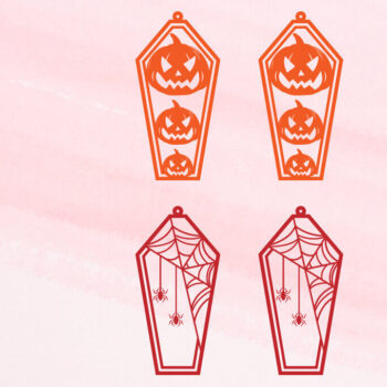 Intra απο ξύλο plywood 3mm-4mm πάχος - Σκουλαρίκια απόκριες | Μπρελόκ αποκριών Δίασταση 3x3 cm INTRAFABR-102612732 - Image 1