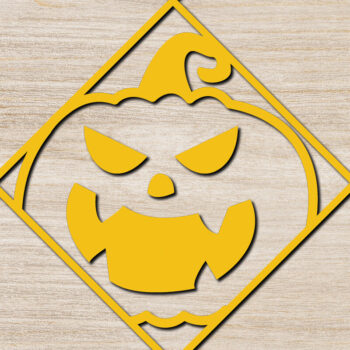 Intra απο ξύλο plywood 3mm-4mm πάχος - Πακέτο κοπής λέιζερ αποκριάτικων σκουλαρίκια 3 Δίασταση 3x3 cm INTRAFABR-75154918 - Image 3