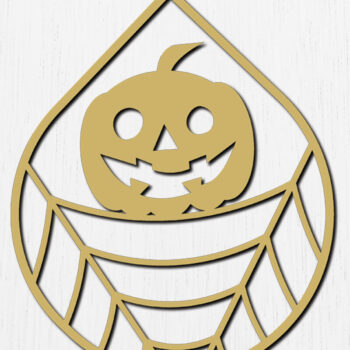 Intra απο ξύλο plywood 3mm-4mm πάχος - Σκουλαρίκια Halloween με κομμένο λέιζερ δέσμη 7 Δίασταση 3x3 cm INTRAFABR-75158229 - Image 5