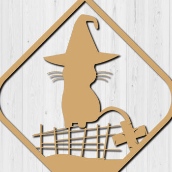 Intra απο ξύλο plywood 3mm-4mm πάχος - Αποκριάτικα σκουλαρίκια με λέιζερ σχέδιο 19 Δίασταση 3x3 cm INTRAFABR-76041538 - Image 2