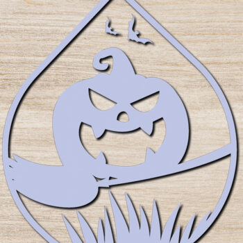 Intra απο ξύλο plywood 3mm-4mm πάχος - Αποκριάτικα σκουλαρίκια με λέιζερ σχέδιο 23 Δίασταση 3x3 cm INTRAFABR-76125298 - Image 2