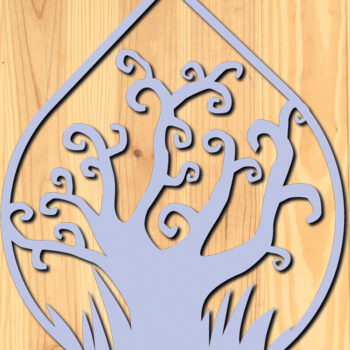 Intra απο ξύλο plywood 3mm-4mm πάχος - Αποκριάτικα σκουλαρίκια Σχέδιο κοπής με λέιζερ 24 Δίασταση 3x3 cm INTRAFABR-76142678 - Image 1