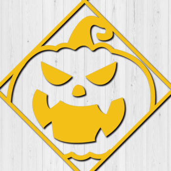 Intra απο ξύλο plywood 3mm-4mm πάχος - Αποκριάτικα σκουλαρίκια με λέιζερ σχέδιο 7 Δίασταση 3x3 cm INTRAFABR-75912298 - Image 2