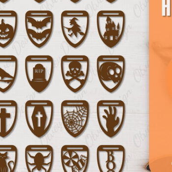 Intra απο ξύλο plywood 3mm-4mm πάχος - Αποκριάτικα σκουλαρίκια με λέιζερ Δίασταση 3x3 cm INTRAFABR-106149968 - Image 1