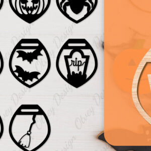 Intra απο ξύλο plywood 3mm-4mm πάχος - Αποκριάτικα σκουλαρίκια με λέιζερ Δίασταση 3x3 cm INTRAFABR-104543164