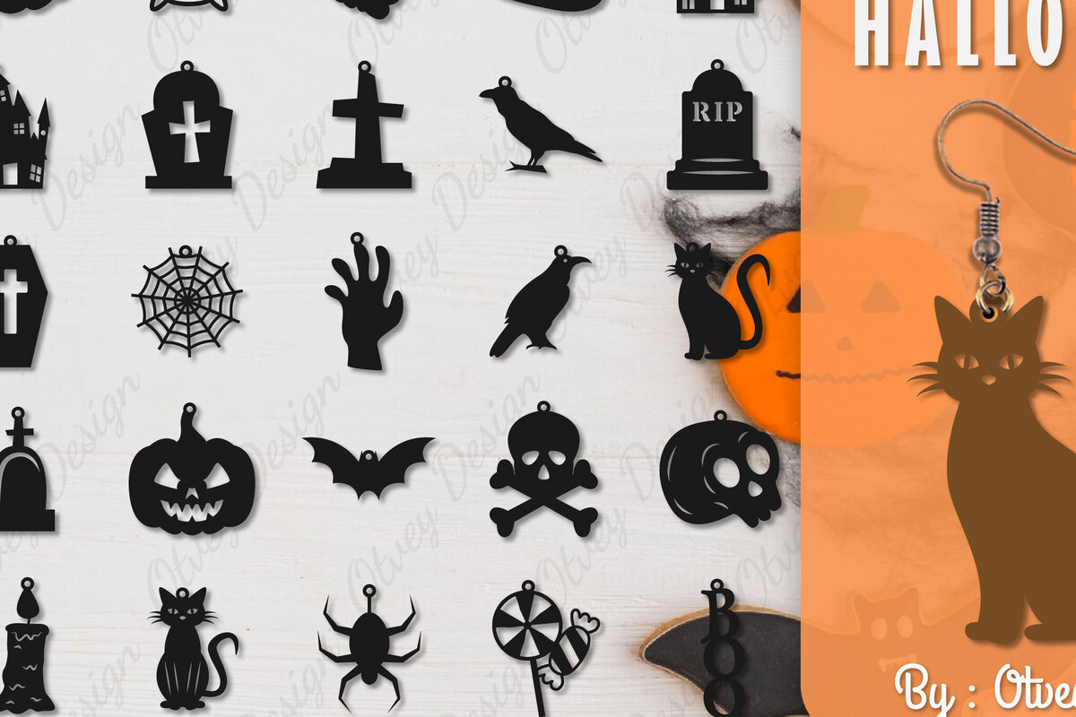 Intra απο ξύλο plywood 3mm-4mm πάχος - Αποκριάτικα σκουλαρίκια με λέιζερ Δίασταση 3x3 cm INTRAFABR-106149638