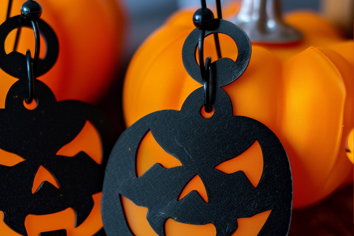 Intra απο ξύλο plywood 3mm-4mm πάχος - Αποκριάτικα Σκουλαρίκια  Cut  Δίασταση 3x3 cm INTRAFABR-100929972