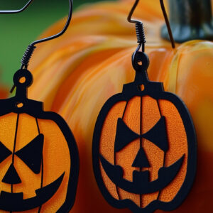 Intra απο ξύλο plywood 3mm-4mm πάχος - Αποκριάτικα Σκουλαρίκια  Cut  Δίασταση 3x3 cm INTRAFABR-100903989