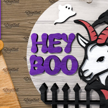 Intra απο ξύλο plywood 3mm-4mm πάχος - Δέσμη λέιζερ στρογγυλής φάρμας Halloween Δίασταση 15x15 cm INTRAFABR-106192971 - Image 10