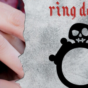 Intra απο ξύλο plywood 3mm-4mm πάχος - Δαχτυλίδι αποκριών. Τρομακτικά κοσμήματα Δίασταση 15x15 cm INTRAFABR-79137329