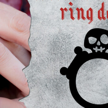 Intra απο ξύλο plywood 3mm-4mm πάχος - Δαχτυλίδι αποκριών. Τρομακτικά κοσμήματα Δίασταση 15x15 cm INTRAFABR-79137329 - Image 1