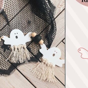 Intra απο ξύλο plywood 3mm-4mm πάχος - Halloween Garland Δίασταση 4x4 cm INTRAFABR-72643611 - Image 1