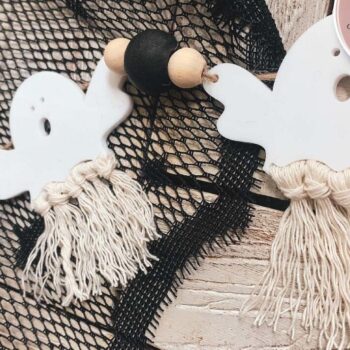 Intra απο ξύλο plywood 3mm-4mm πάχος - Halloween Garland Δίασταση 4x4 cm INTRAFABR-72643611 - Image 3