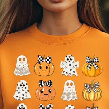 Intra απο ξύλο plywood 3mm-4mm πάχος - Halloween Ghost Pumpkin PNG Δίασταση 15x15 cm INTRAFABR-104361664 - Image 2