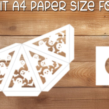 Intra απο ξύλο plywood 3mm-4mm πάχος - Halloween Ghosts Lantern Δίασταση 15x15 cm INTRAFABR-77472236 - Image 3