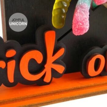 Intra απο ξύλο plywood 3mm-4mm πάχος -  κοπής με λέιζερ καλάθι δώρων αποκριών Δίασταση 7x25 cm INTRAFABR-33071514 - Image 4