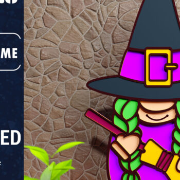 Intra απο ξύλο plywood 3mm-4mm πάχος - Πακέτο χαρτοκοπής Halloween Gnome 3D  Δίασταση 1500x1500 cm INTRAFABR-76473108 - Image 3